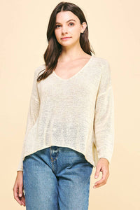 Lightweight V Neck Sweater