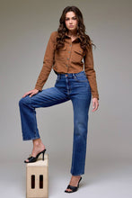 Load image into Gallery viewer, Hidden Jeans - High Rise Classic Straight - Dark Wash
