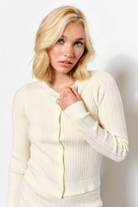 SYDNEY CABLE KNIT CARDIGAN