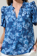 Load image into Gallery viewer, Bary Floral Danielle Ruffle Blouse
