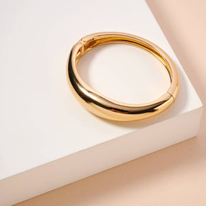 Wavy Gold Cuff Bracelet