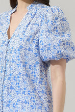 Load image into Gallery viewer, Maisie Floral Idara Button Down Top
