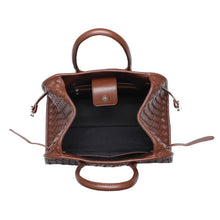 Load image into Gallery viewer, Rhonda Woven Tote with Crossbody Strap
