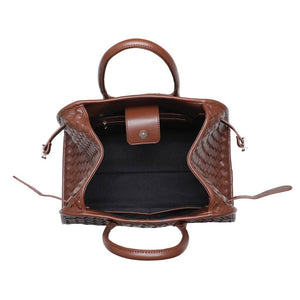 Rhonda Woven Tote with Crossbody Strap