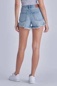 Distressed Jean Shorts Mom fit by Hidden