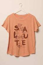 Load image into Gallery viewer, Salute Drinks Vintage-Wash Graphic Tee
