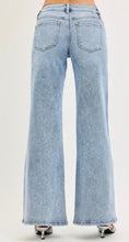 Load image into Gallery viewer, Risen Low Rise Sparkly Wide Leg Jeans - PW21284 LUREX LIGHT
