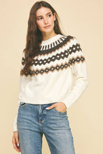 Load image into Gallery viewer, VINTAGE GEOMETRIC PATTERN SWEATER
