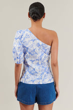 Load image into Gallery viewer, Azul Tropical One Shoulder Blouse
