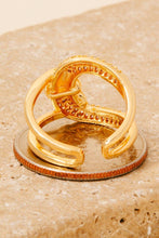 Load image into Gallery viewer, Pave Looped Knot Open Band Ring
