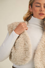Load image into Gallery viewer, FAUX FUR BOLERO VEST
