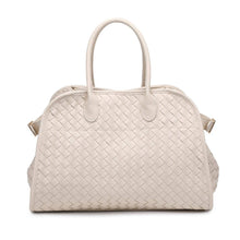 Load image into Gallery viewer, Rhonda Woven Tote with Crossbody Strap
