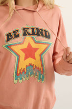 Load image into Gallery viewer, Be Kind Vintage French Terry Graphic Hoodie Top
