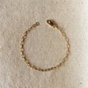 Berwick Mini Paperclip Bracelet by GLDN ash