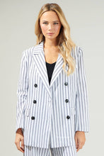 Load image into Gallery viewer, Arlah Striped Oversized Blazer
