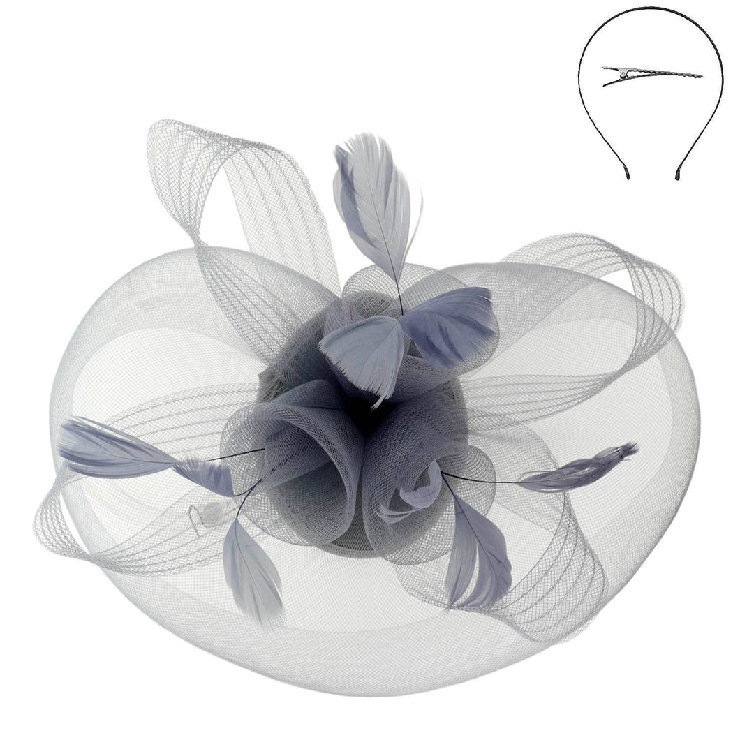 Organza Flower Fascinator