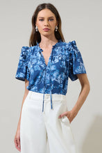 Load image into Gallery viewer, Bary Floral Danielle Ruffle Blouse
