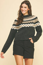 Load image into Gallery viewer, VINTAGE GEOMETRIC PATTERN SWEATER
