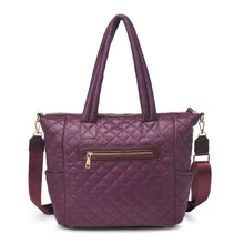 Load image into Gallery viewer, Jayna Quilted Nylon Tote
