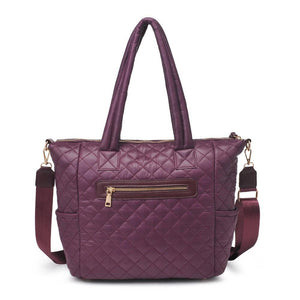 Jayna Quilted Nylon Tote
