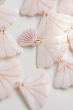 Load image into Gallery viewer, Pink Mermaid Shell Statement Drop Earrings
