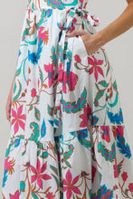 Load image into Gallery viewer, Izzie Floral Lunia Wrap Midi Dress
