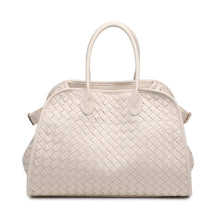 Load image into Gallery viewer, Rhonda Woven Tote with Crossbody Strap
