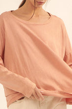 Load image into Gallery viewer, Mineral Washed Vintage Oversize Long-Sleeve Tee
