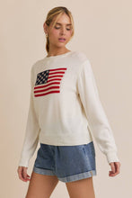 Load image into Gallery viewer, American Flag Sweater
