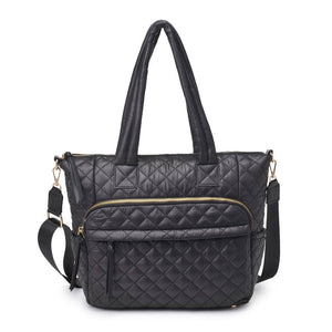 Jayna Quilted Nylon Tote