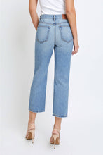 Load image into Gallery viewer, Hidden Cropped Straight Leg Jeans in Medium Wash
