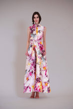 Load image into Gallery viewer, SLVLESS COLLARED SHIRTDRESS GOWN
