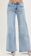 Load image into Gallery viewer, Risen Low Rise Sparkly Wide Leg Jeans - PW21284 LUREX LIGHT
