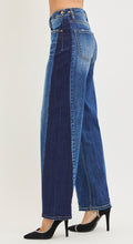Load image into Gallery viewer, Risen Mid Rise Wide Leg Combo Denim - 21466
