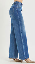 Load image into Gallery viewer, Risen High Rise Wide Leg with 4Way Stretch Jeans - Dark PW21443
