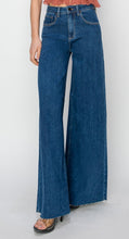 Load image into Gallery viewer, Risen High Wide Palazzo Long Jeans - 5730 Dark Wash
