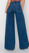 Load image into Gallery viewer, Risen High Wide Palazzo Long Jeans - 5730 Dark Wash
