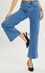 Risen High Rise Ankle Jeans - 5687 Medium