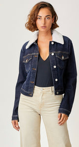 Risen Jean Jacket w Detachable Sherpa Collar