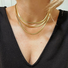 Load image into Gallery viewer, Monessen Herringbone Necklace by GLDN ash
