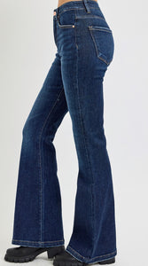 Risen Mid Rise Super Soft Bootcut Jeans - 5967 Dark Wash