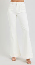 Load image into Gallery viewer, Risen High Rise Patch Pocket Flare Jeans - 5853 Cream
