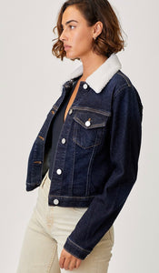 Risen Jean Jacket w Detachable Sherpa Collar