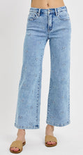 Load image into Gallery viewer, Risen High Rise Straight Leg Jeans w Embroidery  - PWC21010 Light Wash
