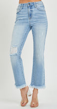 Load image into Gallery viewer, High Rise Crop Kick Flare Jeans - 5051 Light Wash
