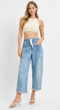Load image into Gallery viewer, Risen High Rise Barrel Leg Jeans- 21142 Medium Wash
