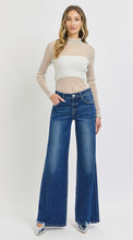 Load image into Gallery viewer, Risen Mid Rise Super Soft Wide Jeans - 5770 Dark Wash
