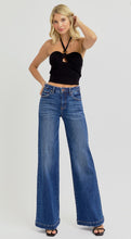 Load image into Gallery viewer, Risen High Rise Wide Leg Tummy Control Jeans - 5986 Dark
