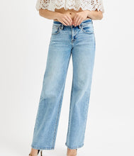 Load image into Gallery viewer, Risen Low Rise Wide Leg Jeans- 21221 Medium Wash
