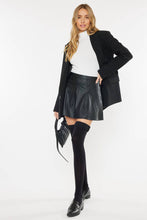 Load image into Gallery viewer, Pleated Vegan Leather Mini Skirt
